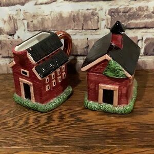 Vintage Sakura creamer/sugar set-Schoolhouse and Barn
